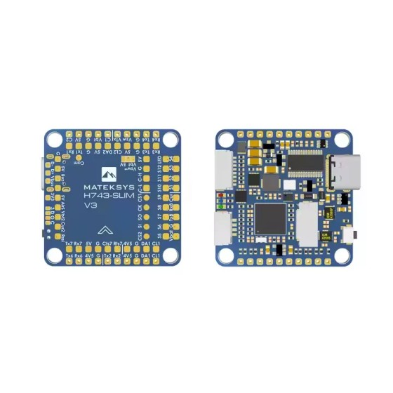 MATEKSYS H743-SLIM V3 Flight Controller Plastic Built-in No Current Sensor ESC for RC Racing Drone Airplane Accessories